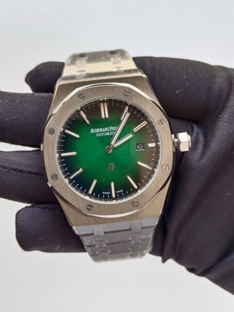 ap royal oak green dial