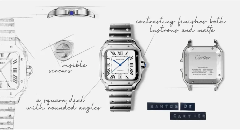 design of cartier watch